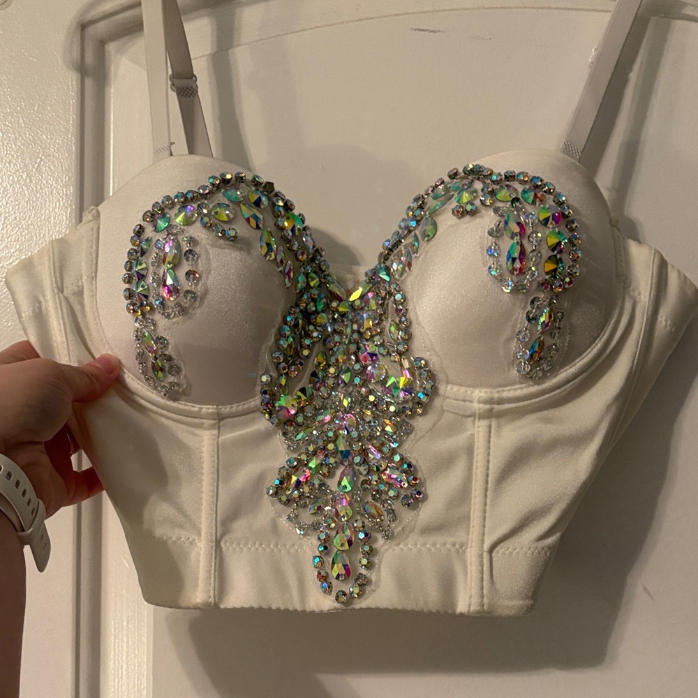 Sparkly corset top